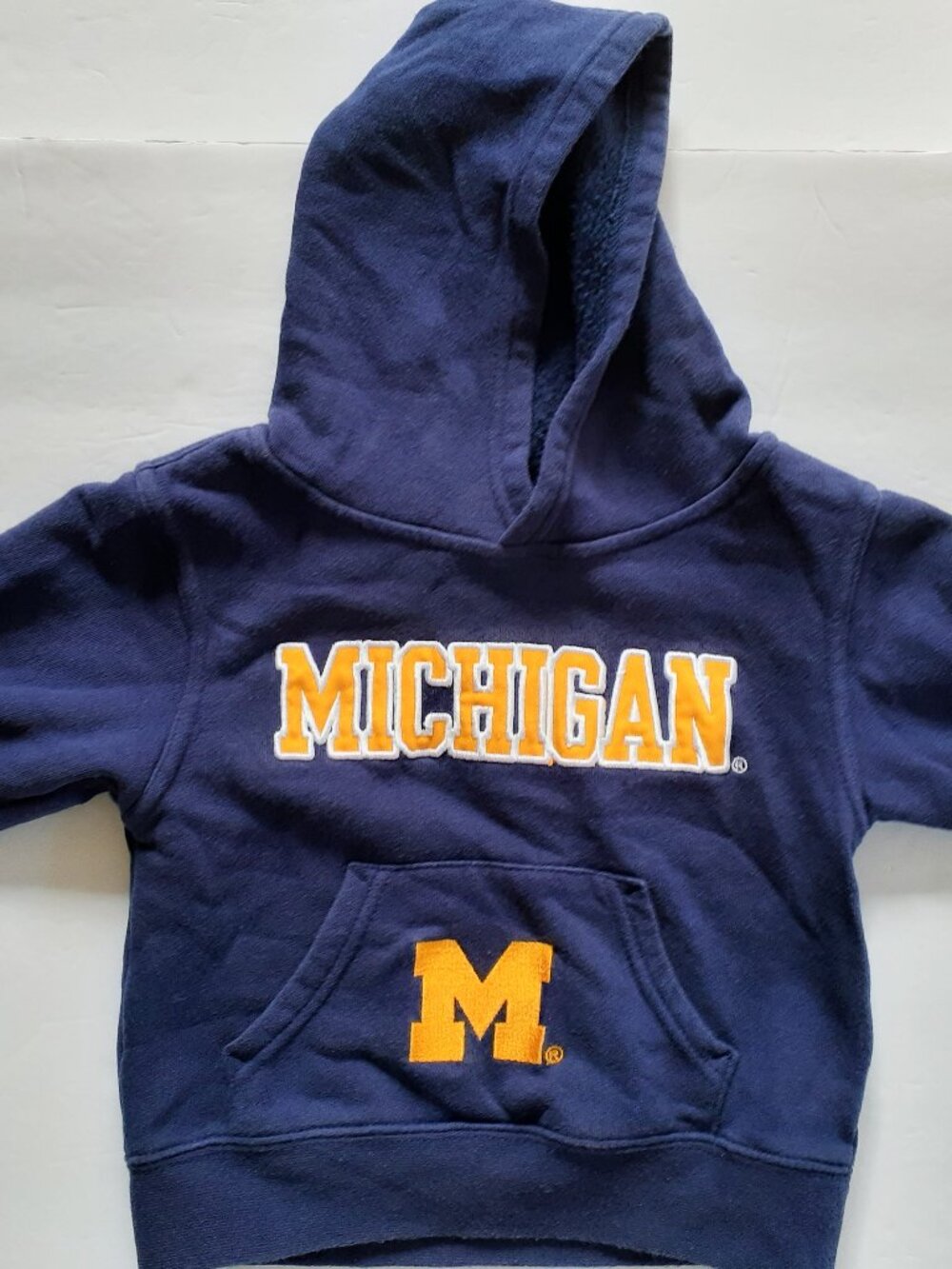 University of Michigan Kids Hoodie Sweatshirt Navy Team Athletics Boys Girls 3T